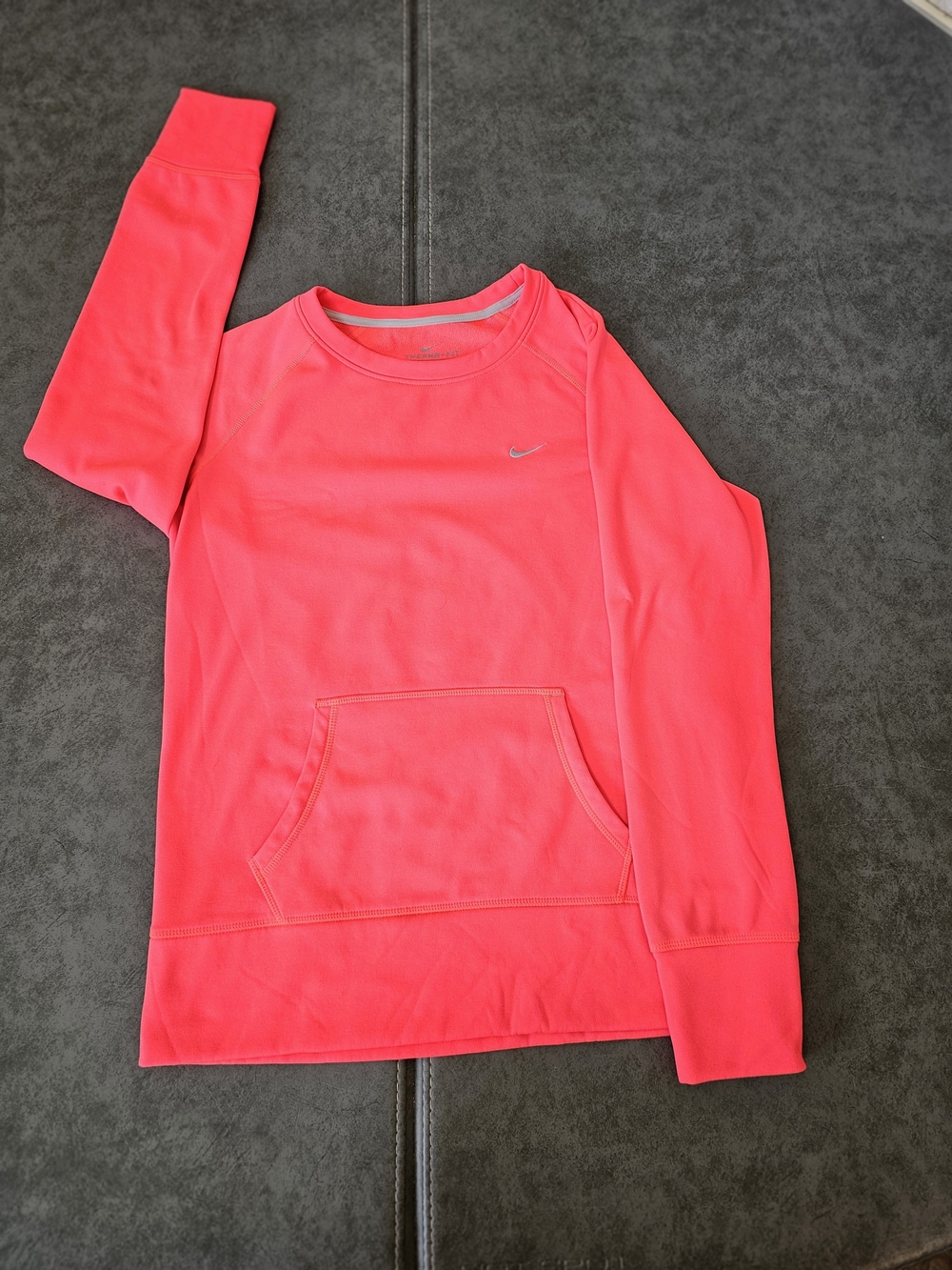 Nike Bright Pink Athletic Pullover Sweatshirt Size Large